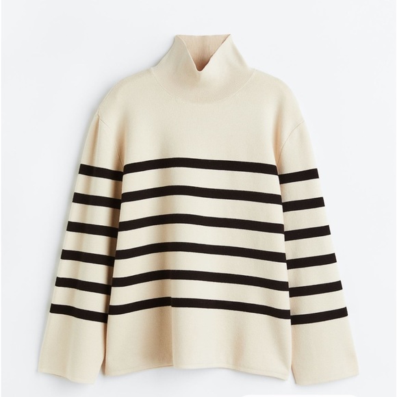 H&M mock neck sweater, EUC - Picture 1 of 4